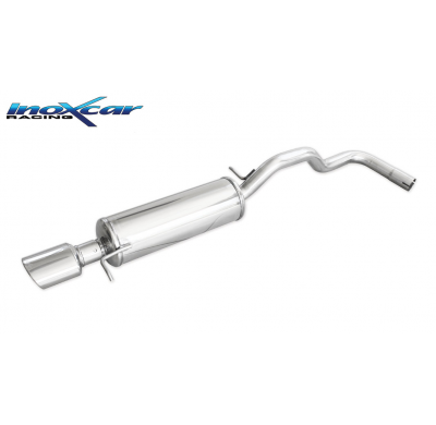 Escape trasero deportivo 1X120X80 SEAT IBIZA (Type 6K) 1.8 8V (90CV) 1996-- Ø 50 CON Homologacion Europea Inoxcar
