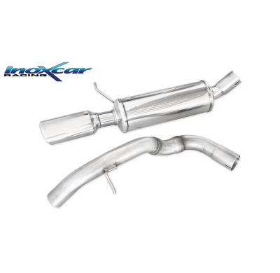 Escape trasero deportivo 1X120X80 SEAT LEON (Type 1M) 1.8 T CUPRA (210CV) /CUPRA R (225CV)  '02-- Ø 65 CON Homologacion Euro