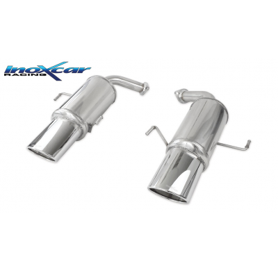 Escape trasero deportivo 1X150x105 OBLIQUO Salida Izq. + Dcha. SUBARU B9 TRIBECA 3.0 V6 (245CV) 2006-2007 SIN homologacion I