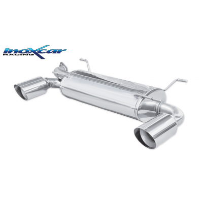 Escape trasero deportivo 1X114 RACING Salida Izq. + Dcha. SUBARU BRZ 2.0 (200CV) 2012-- CON Homologacion Europea Inoxcar