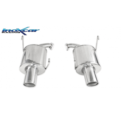 Escape trasero deportivo 1X110 X-RACE Salida Izq. + Dcha. SUBARU FORESTER AWD 2.0 XT (240cv) 2015-- CON Homologacion Europea