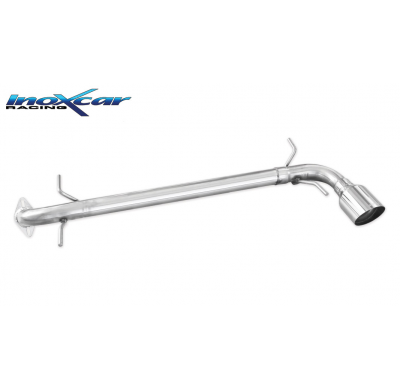 Escape trasero sin silenciador 1X102 RACING SUBARU IMPREZA 4WD 2.0D BOXER DIESEL (150CV) 2009-- Ø 54 SIN homologacion Inoxcar