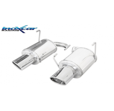 Escape trasero deportivo 1X150X105 Salida Izq. + Dcha. SUBARU IMPREZA 4WD 2.5 T WRX-STI MY15 (300cv) 2014- CON homologacion