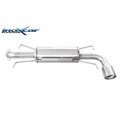 Escape trasero deportivo 1X100 X-RACE SUBARU IMPREZA 4WD 2.5 WRX (230CV) 2008-- CON Homologacion Europea Inoxcar