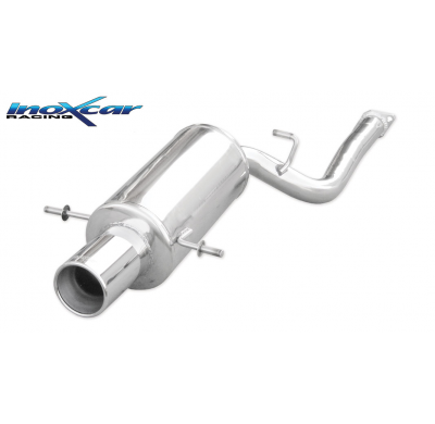 Escape trasero deportivo 1X120 MEGA SUBARU IMPREZA 4WD AWD WRX (225CV) 2003-- CON Homologacion Europea Inoxcar