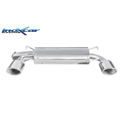 Escape trasero deportivo 1X150X105 Salida Izq. + Dcha. SUBARU IMPREZA 4WD 2.5T WRX STI 08MY (300CV) 2008-- CON Homologacion