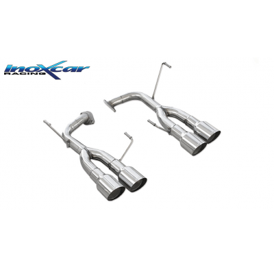 Escape trasero sin silenciador 2X90 RACING Salida Izq. + Dcha. SUBARU IMPREZA 4WD 2.5 WRX - STI (300cv) 2018- SIN homologacion I