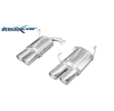 Escape trasero deportivo 2X90 X-RACE Salida Izq. + Dcha. SUBARU IMPREZA 4WD 2.5 WRX - STI (300cv) 2018- CON homologacion Ino