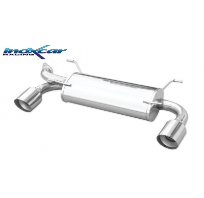 Escape trasero deportivo 1X102 RACING Salida Izq. + Dcha. TOYOTA GT 86 2.0 (200CV) 2012-- CON Homologacion Europea Inoxcar