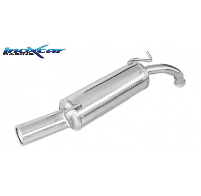 Escape trasero deportivo 1X80 TOYOTA YARIS 1.3 (85CV) 1999-- CON Homologacion Europea Inoxcar