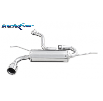 Escape trasero deportivo 1X102 VOLKSWAGEN GOLF 5 2.0 TDI (140CV) 2004-- Ø 55 CON Homologacion Europea Inoxcar