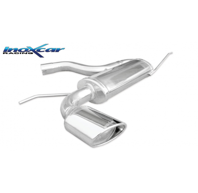 Escape trasero deportivo 1X120X80 OBLIQUO VOLKSWAGEN GOLF 5 2.0 16V TFSI GTI (200CV-230CV) 2004-- Ø 65 CON Homologacion Euro