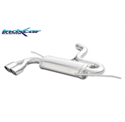 Escape trasero deportivo 2X80 X-RACE VOLKSWAGEN GOLF 5 2.0 16V TFSI GTI (200CV-230CV) 2004-- Ø 65 CON Homologacion Europea I