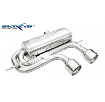 Escape trasero deportivo 1X102 Salida Izq. + Dcha. VOLKSWAGEN GOLF 5 R32 3.2 V6 (250CV) 2004-- SIN homologacion Inoxcar