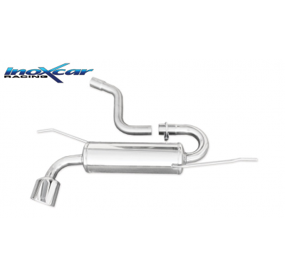 Escape trasero deportivo 1X120X80 OBLIQUO VOLKSWAGEN GOLF 6 2.0 TDI (170CV) GTD 2009--    CON Homologacion Europea Inoxcar