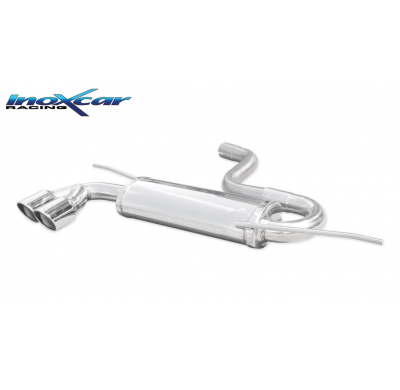 Escape trasero deportivo 2X80 X-RACE VOLKSWAGEN GOLF 6 2.0 TDI (170CV) GTD 2009--    CON Homologacion Europea Inoxcar