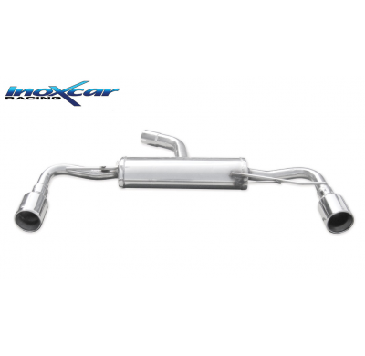 Escape trasero deportivo 1X102 Salida Izq. + Dcha. VOLKSWAGEN GOLF 6 2.0 TSI GTI (210CV) 2009-- CON Homologacion Europea Ino