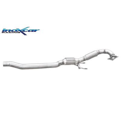 Tubo de reemplazo de catalizador con catalizador de metal VOLKSWAGEN GOLF 6 2.0 R TSI 4MOTION (270CV) 2010-- Inoxcar SIN HOMOLOG