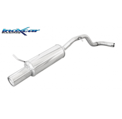 Escape trasero deportivo 1X102 VOLKSWAGEN GOLF 4 1.9 TDI (130CV) 2001-2004 Ø 55 CON Homologacion Europea Inoxcar