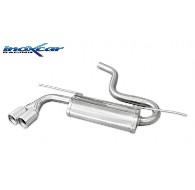 Escape trasero deportivo 2X80  VOLKSWAGEN GOLF 7 1.4 (125cv) 2013-- CON Homologacion Europea Inoxcar