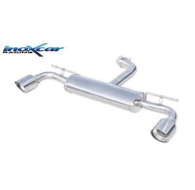 Escape trasero deportivo 1X102 RACING Salida Izq. + Dcha. VOLKSWAGEN GOLF 7 GTI Clubsport 2.0 TSI (265cv-290cv-310cv) 2016--