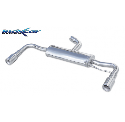 Escape trasero deportivo 1X80 Salida Izq. + Dcha. VOLKSWAGEN MAGGIOLINO 2.0 TFSI (200CV) 2012-- Ø 65 CON Homologacion Europe