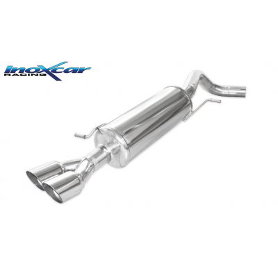 Escape trasero deportivo 2X80 RACING VOLKSWAGEN POLO (type 6R) WRC 2.0 TSI (220cv) 2013-2014 diam. 63,5 SIN homologacion Ino