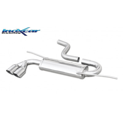 Escape trasero deportivo 2X80 RACING VOLKSWAGEN SCIROCCO 2.0 TDi (170CV) 2008-- CON Homologacion Europea Inoxcar