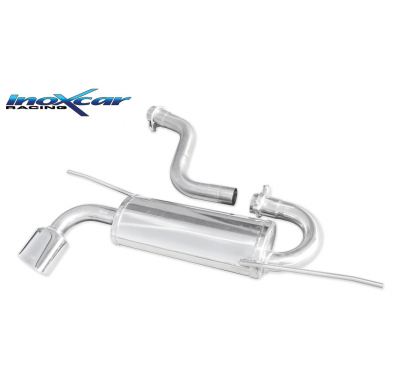 Escape trasero deportivo 1X120X80 OBLIQUO VOLKSWAGEN SCIROCCO 1.4 TSI (160CV) 2008-- Ø 55 CON Homologacion Europea Inoxcar
