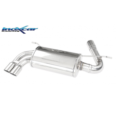 Escape trasero deportivo 2X70 RACING BMW F30 serie 3 (MY12) 328i 2.0T (245CV) 2012-- Ø 76 SIN homologacion Inoxcar