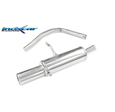 Escape trasero deportivo 1X102 RENAULT MEGANE II 1.4 16V (80CV-98CV) 2002-2006 CON Homologacion Europea Inoxcar