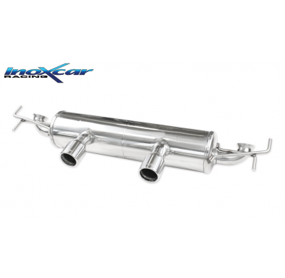 Escape trasero deportivo 1X76 Salida Izq. + Dcha. RENAULT CLIO 2 SPORT 3.0 V6 2000-- SIN homologacion Inoxcar