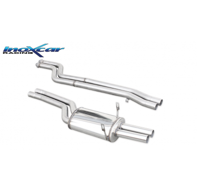 Tubo central directo + Escape trasero Grupo.N  60 Ø BMW E36 M3 3.0 (285cv) 1993-1999 SIN homologacion Inoxcar