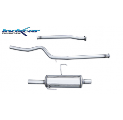 Tubo de sustitución del catalizador + Tubo central directo + Escape trasero Grupo.N  50 Ø PEUGEOT 106 XSI 1.4 --1996 SIN homolog