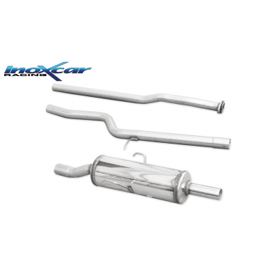 Tubo de sustitución del catalizador + Tubo central directo + Escape trasero Grupo.N  54 Ø PEUGEOT 106 RALLYE / GTI / 1.6 16V  19