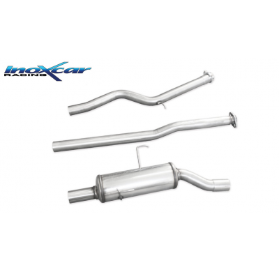 Tubo de sustitución del catalizador + Tubo central directo + Escape trasero gr.A  63 Ø PEUGEOT 106 RALLYE / GTI / 1.6 16V  1996-