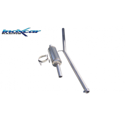 Tubo central directo + Escape trasero Grupo.N  50 Ø PEUGEOT 205 GTI 1.6 (115CV) / 1.9 (128CV) SIN homologacion Inoxcar