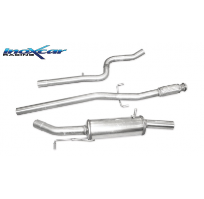 Tubo central directo + Escape trasero gr.A63,5 Ø PEUGEOT 208 GTI 1.6 (200cv) SIN homologacion Inoxcar