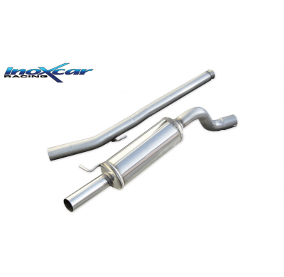 Tubo central directo + Escape trasero Grupo.N 63 Ø RENAULT TWINGO 2 RS SPORT 1.6 16V (133CV) 2009-- SIN homologacion Inoxcar