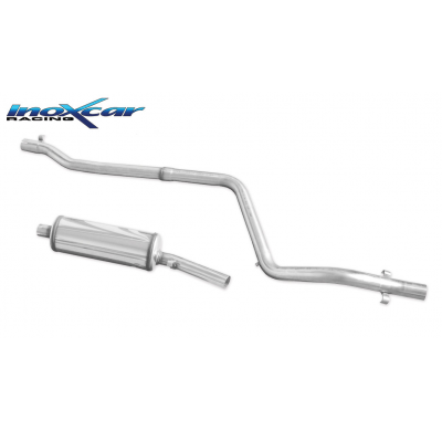 Tubo central directo + Escape trasero Grupo.N  45 Ø VOLKSWAGEN GOLF I GTI 1.6 (110CV) / 1.8 (112CV) --1984 SIN homologacion Inox