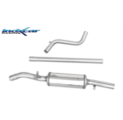 Tubo central directo + Escape trasero Grupo.N54 Ø VOLKSWAGEN GOLF II GTI 1.8 16V (136CV) 1985-- SIN homologacion Inoxcar