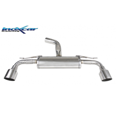 Escape trasero deportivo 1X114 RACING Salida Izq. + Dcha. VOLKSWAGEN GOLF 7.5 2.0 GTI (245cv) 2017-- CON Homologacion Europe