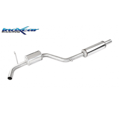 Tubo central con silenciador (2 SIL) VOLKSWAGEN GOLF 7.5 1.5 TSI (150cv) 2017-- Ø 55 PENDIENTE de Homologacion Europea Inoxcar