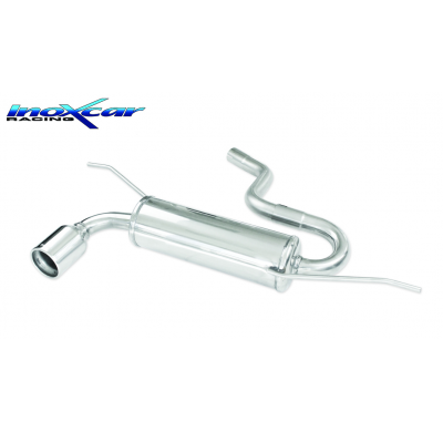 Escape trasero deportivo 1X102 VOLKSWAGEN GOLF 5 1.6 (102CV) 2004-- CON Homologacion Europea Inoxcar