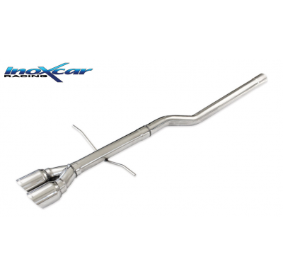 Escape trasero sin silenciador CEN 2X80 RACING MINI COOPER 1.6 S (175CV) 2007-- (Type R56) SIN homologacion Inoxcar