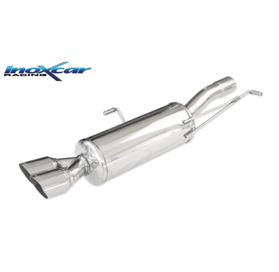 Escape trasero deportivo 2X80 RACING   PEUGEOT RCZ 1.6 THP (200CV) 2010-- CON Homologacion Europea Inoxcar