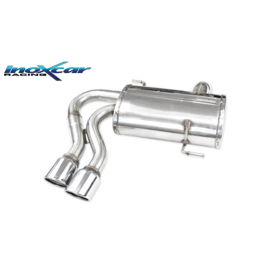 Escape trasero deportivo 2X80 X-RACE BMW E92 serie 3 325i (218cv) 2007-- PENDIENTE de Homologacion Europea Inoxcar