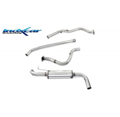 Tubo de sustitución del catalizador + Tubo central directo + Escape trasero Grupo.N 63,5 Ø SUBARU IMPREZA 2.5T WRX STI 08MY (300