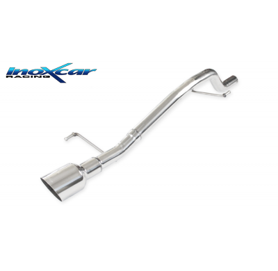 Escape trasero sin silenciador 1X102 RACING OPEL CORSA E GSI 1.4 Turbo (150cv) 2019-- SIN homologacion Inoxcar