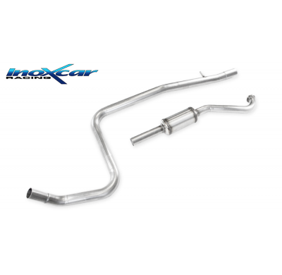 Tubo central con silenciador FORD FIESTA 8° serie (18) 1.0 (100cv) 2018-- PENDIENTE de Homologacion Europea Inoxcar